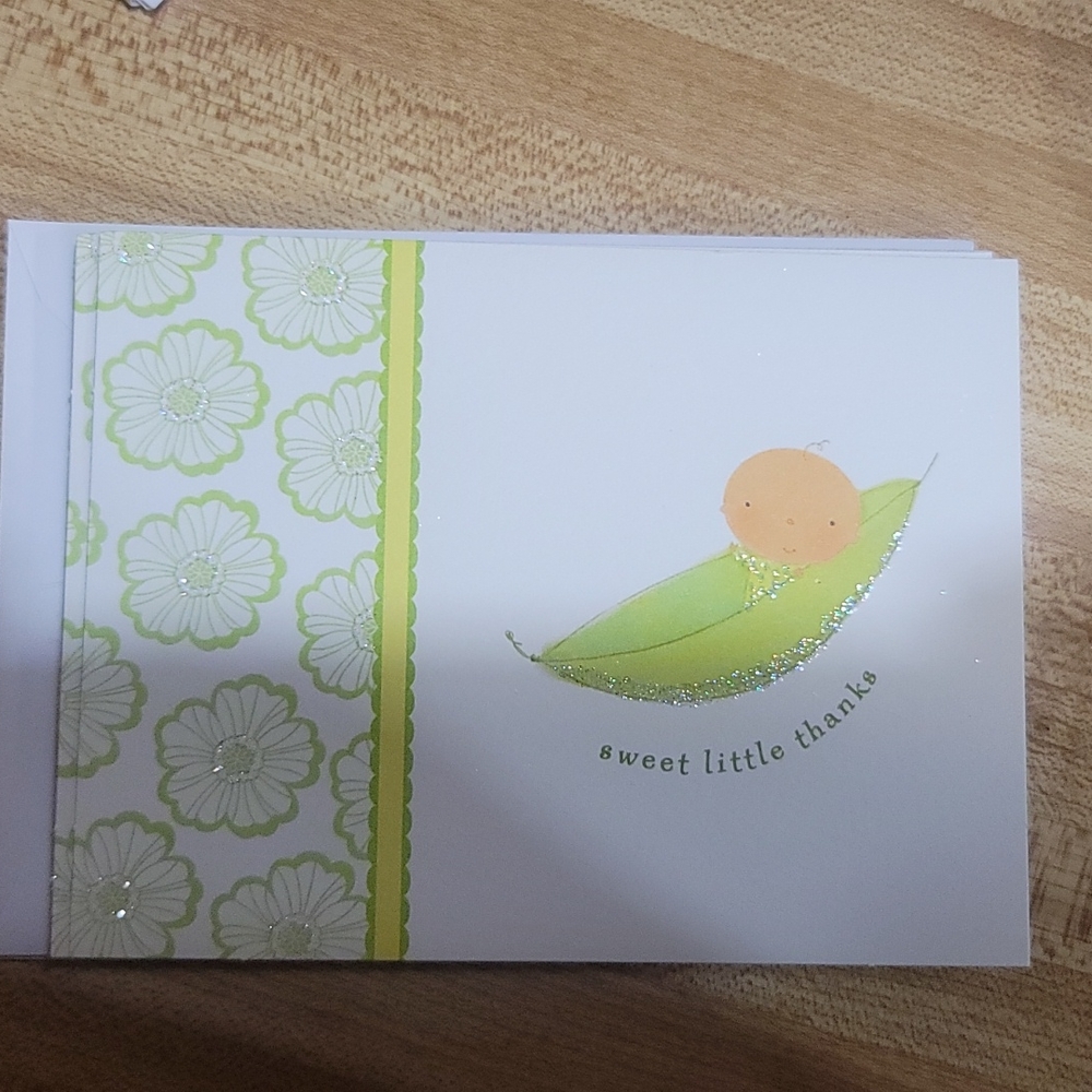 Loose baby thank you cards